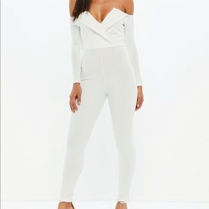 Missguided : NWT Tuxedo Jumpsuit || Size Medium